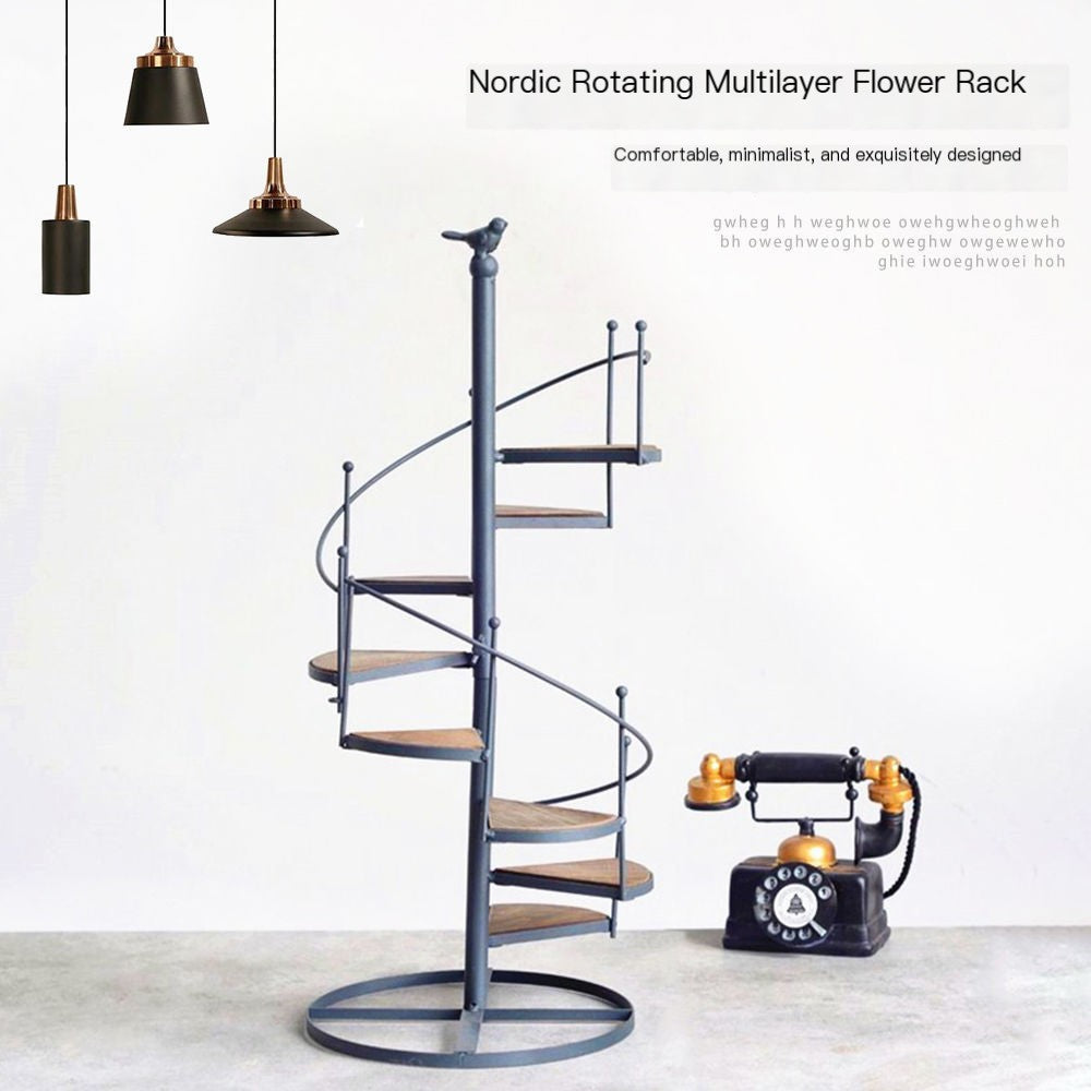 Multi-Layer Folding Plant Stand for Indoor Use