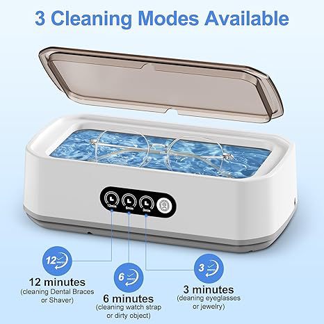 Cleaning Tools - 49KHz Household Ultrasonic Cleaner, Portable