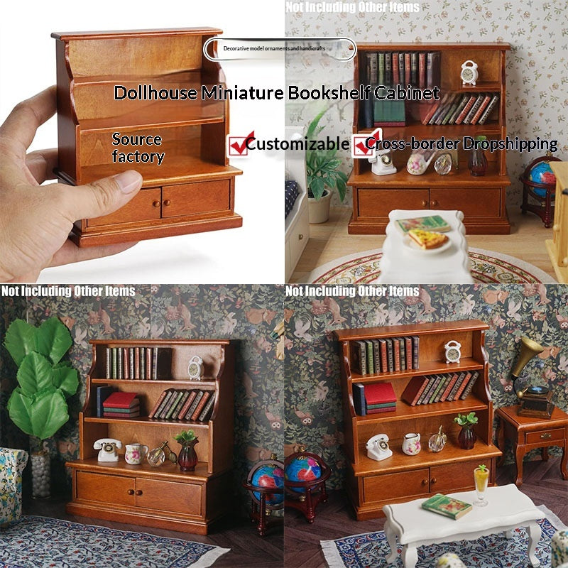 Miniature Dollhouse Furniture Miniature Scene Cabinet