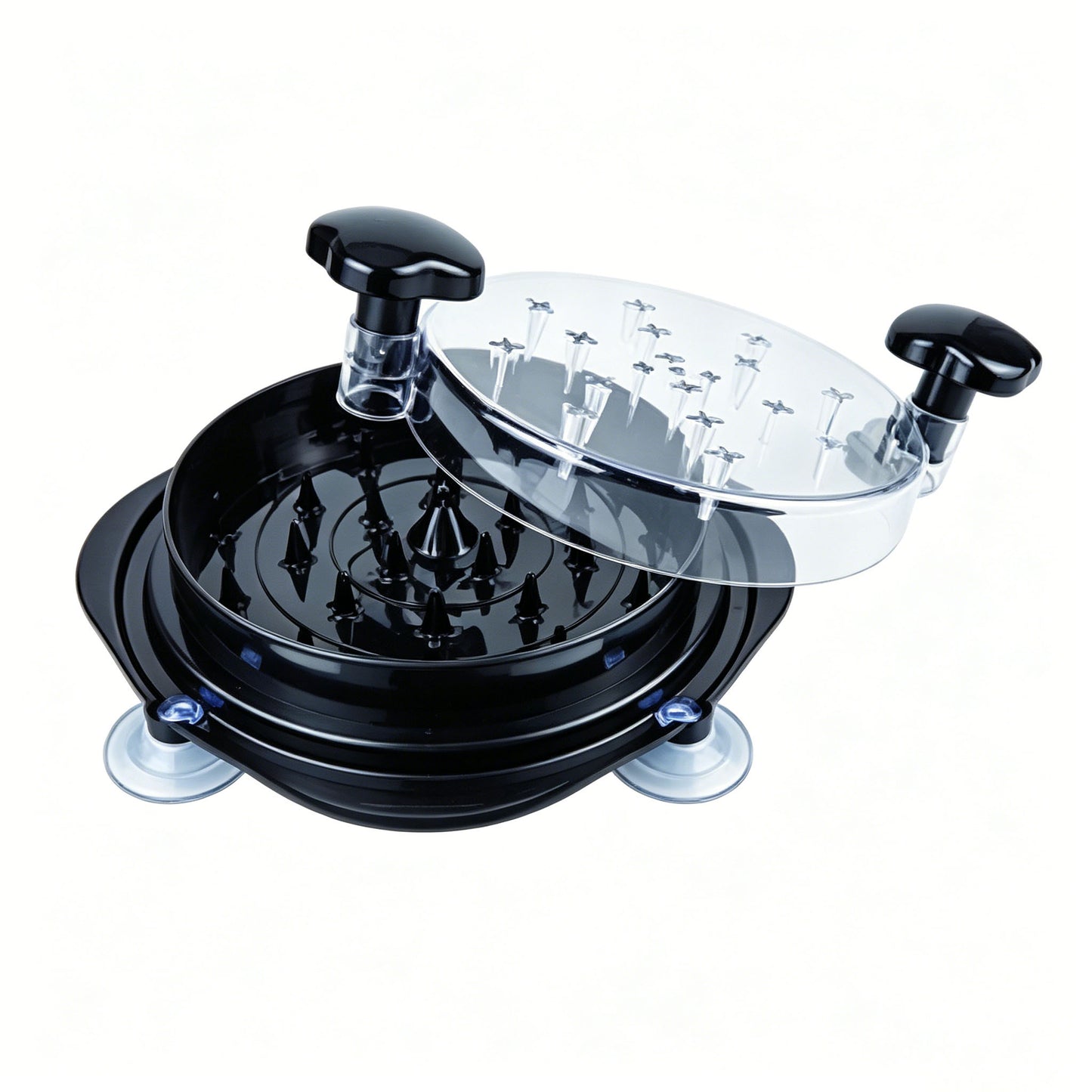 Manual Plastic Chicken Meat Grinder Suction Cup Meat Puller Handheld Tool Pet Food Vegetable Separator Kitchen Gadget