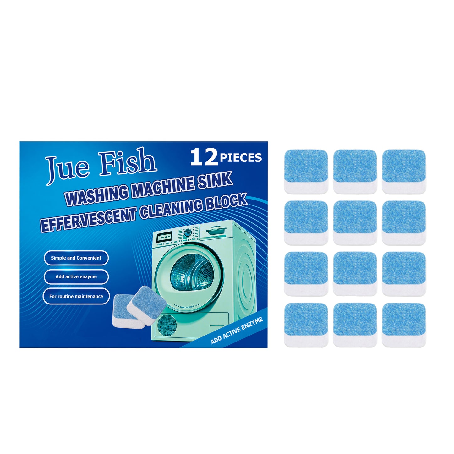 Cleaning Tools - JUE FISH Gentle Cleaning Tablets For Removing