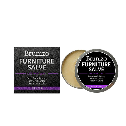 West Moon Furniture Brunizo Leather & Wood 2-in-1 Care Cream For Cleaning And Maintaining Leather And Wooden Furniture