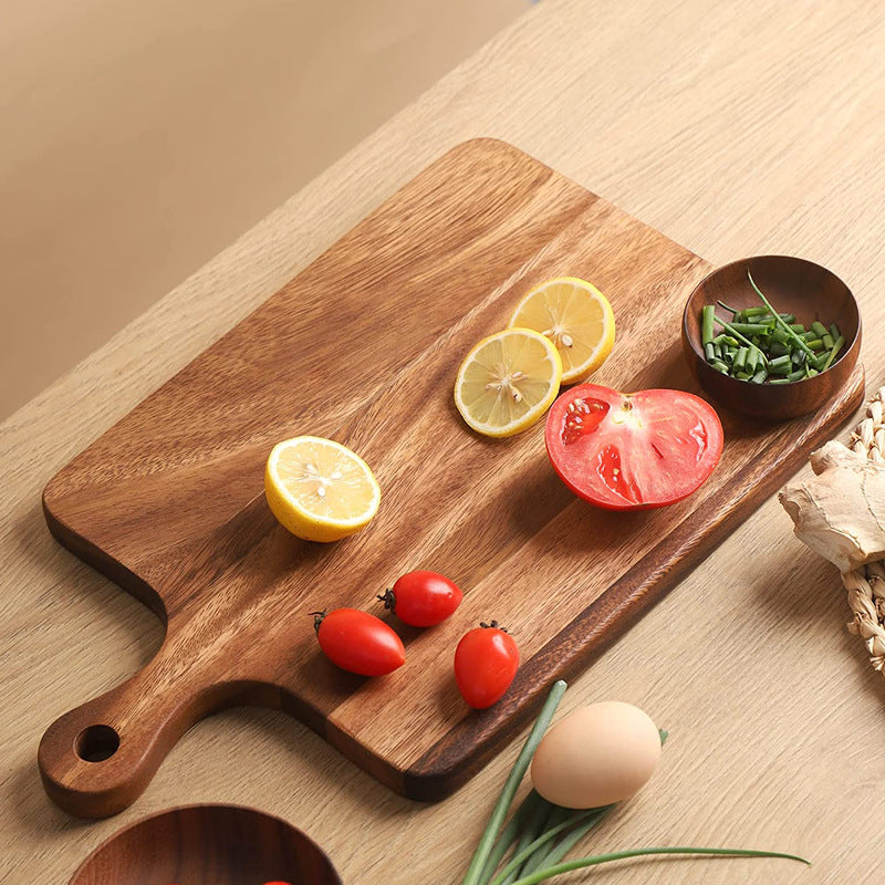 Kitchen Organizer - Household Acacia Wood Kitchen Cutting Board