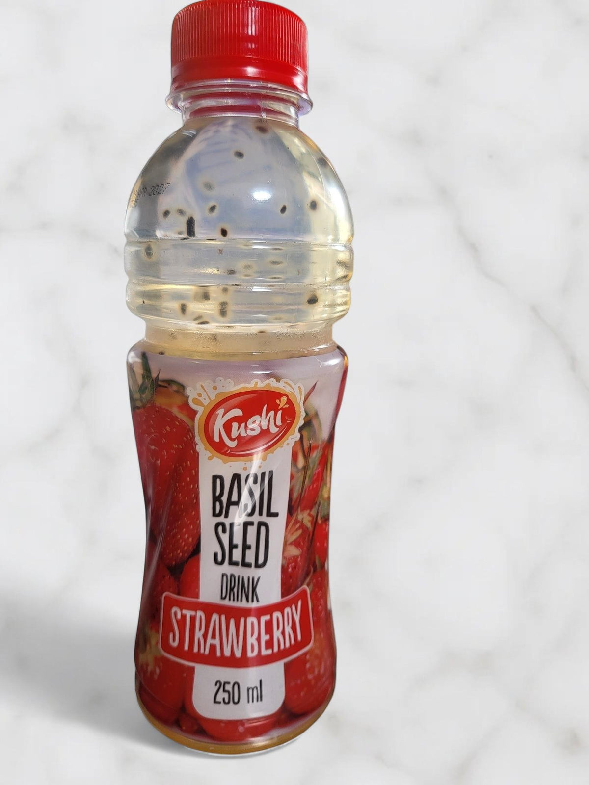 Kushi Basil Seed Drink Strawberry 250mL