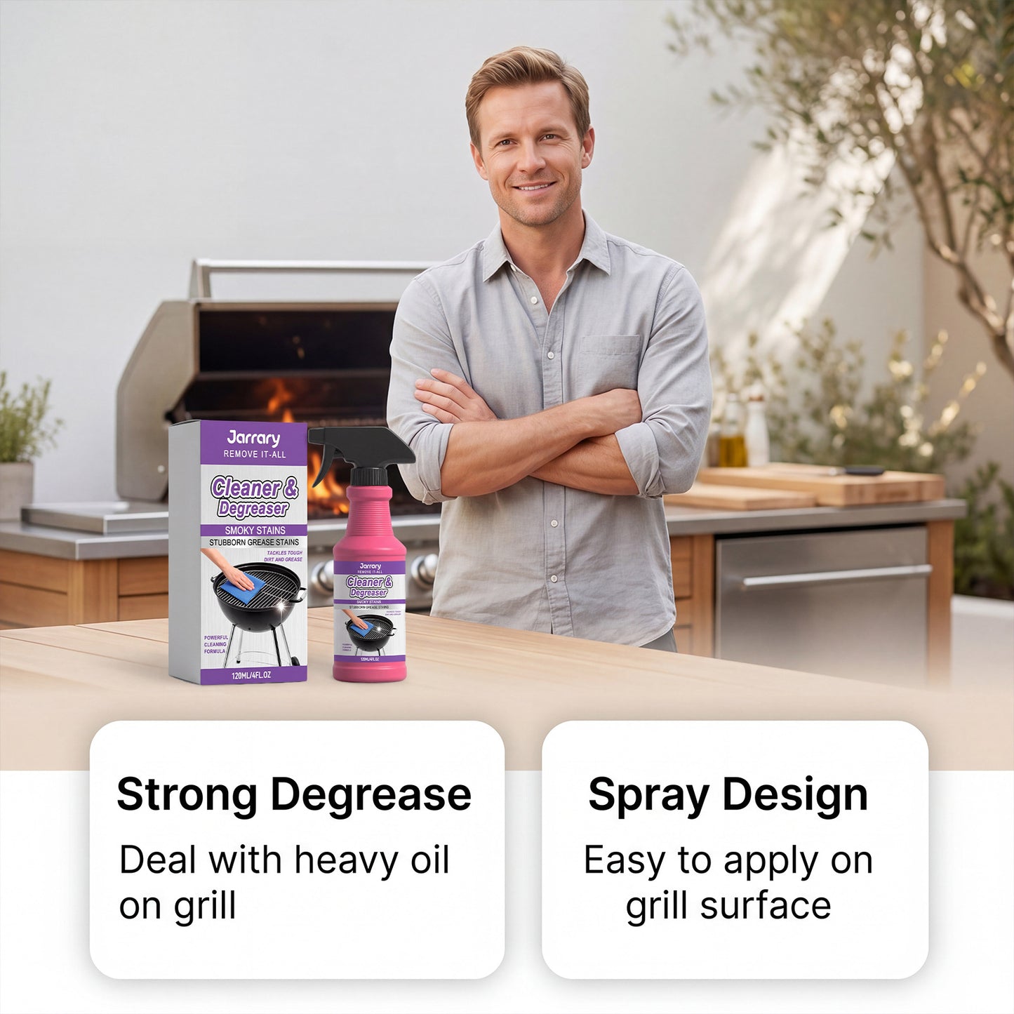 Cleaning Tools - Barbecue Stove Degreasing Spray Frying Pan