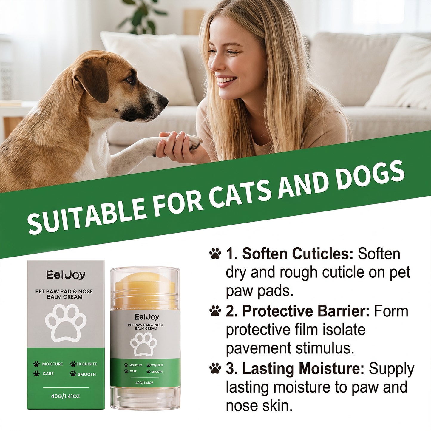 Pet Paw Moisturizing Conditioner Stick