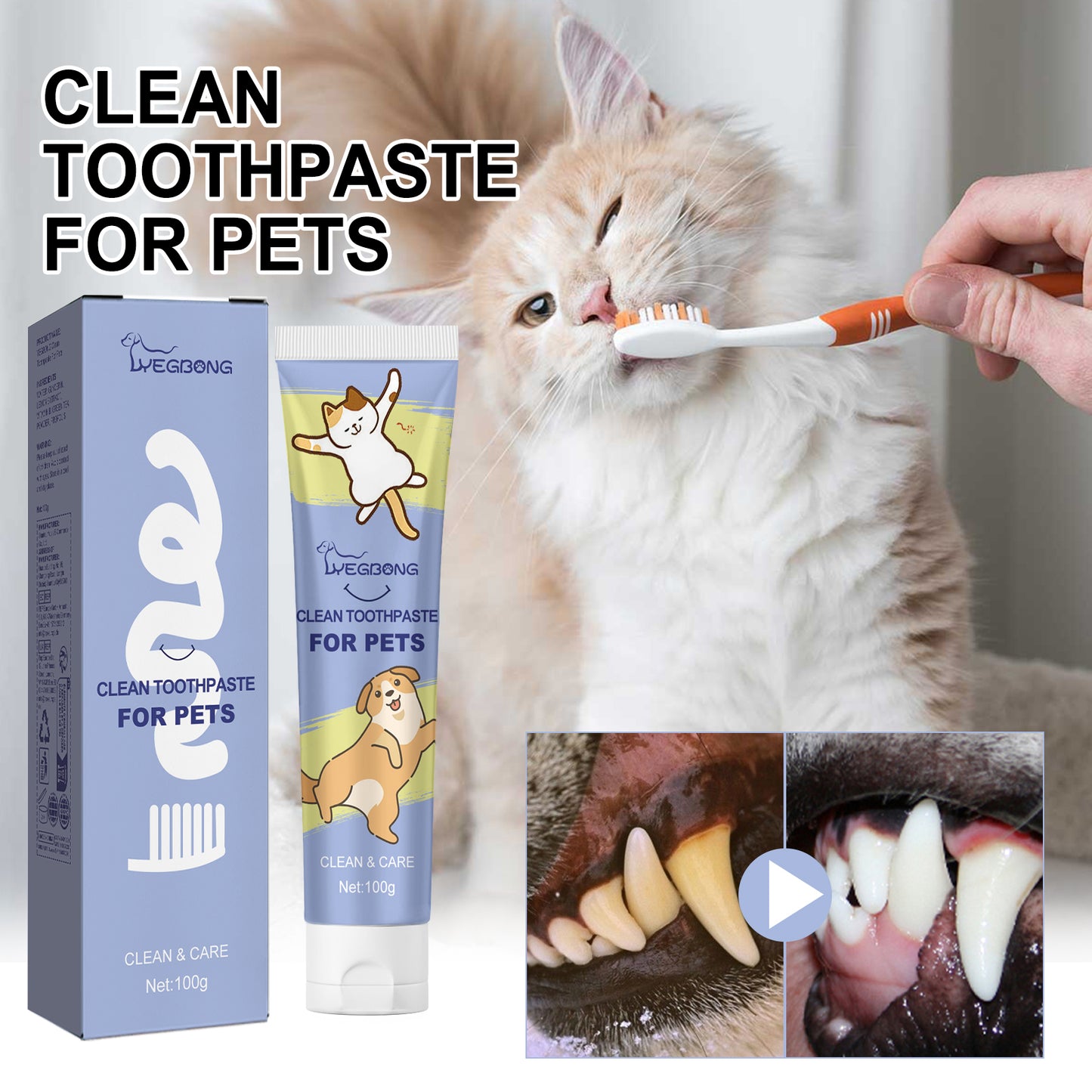 Cleaning Tools - Pet Cleaning Toothpaste 1 0 0ml-box