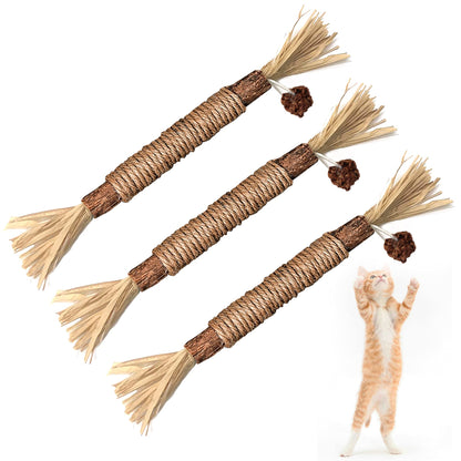 Cleaning Tools - Silvervine Sticks Cat Chew Toys For Indoor Cats