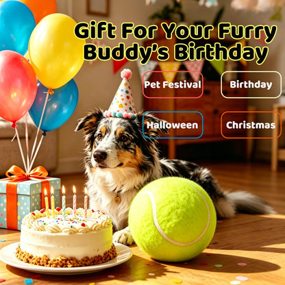 Pet Supplies - Dog Tennis Ball,Giant Sport Gift Toy Herding Ball For