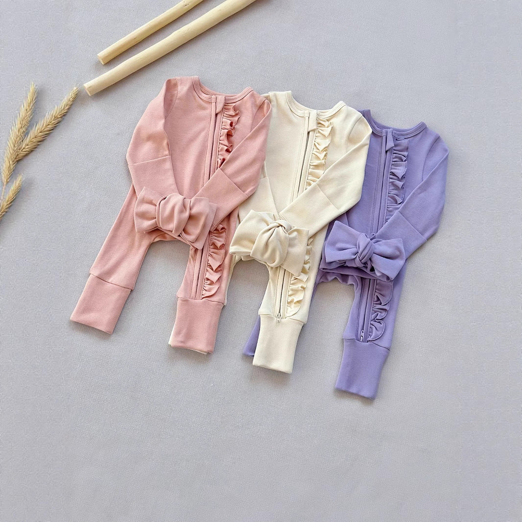 Girls' Jumpsuit Romper Baby Girls' Home Pajamas