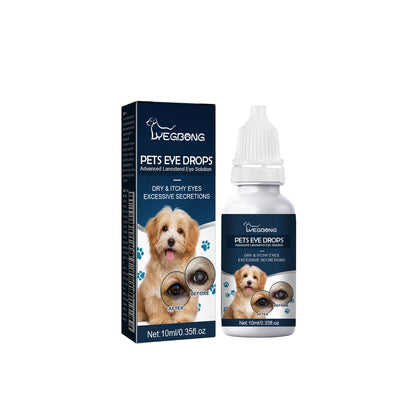 Yegbong Pet Eye Drops For Cats And Dogs To Remove Tear Stains, Relieve Eye Itching, And Gently Clean The Eyes