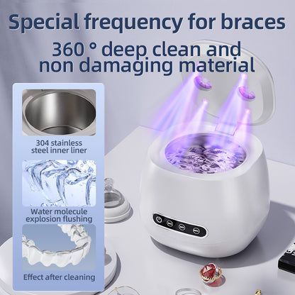 Cleaning Tools - Mini Ultrasonic Denture Cleaner With UV Light