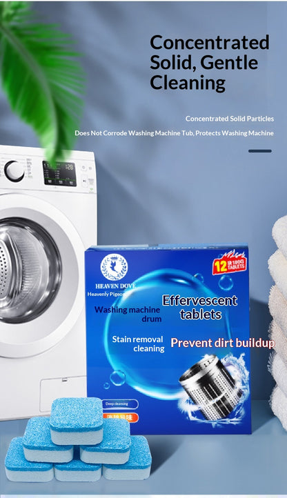 Factory Direct Washing Machine Tank Effervescent Tablet Cleaning Agent Cleaning Agent Stain Artifact Drum Impeller Washing Machine Universal
