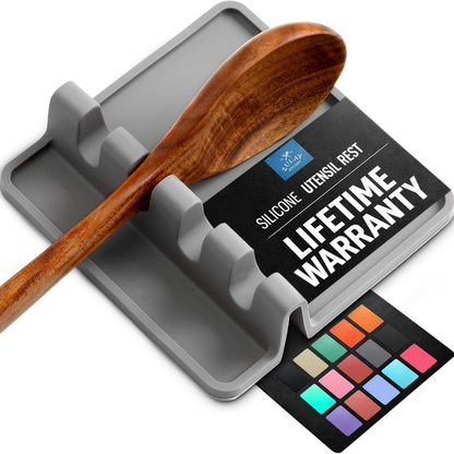 Kitchen Organizer - Zulay Kitchen Multi-Utensil Silicone Spoon Rest
