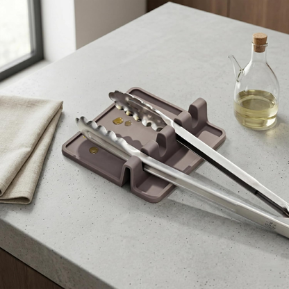 Kitchen Organizer - Zulay Kitchen Multi-Utensil Silicone Spoon Rest