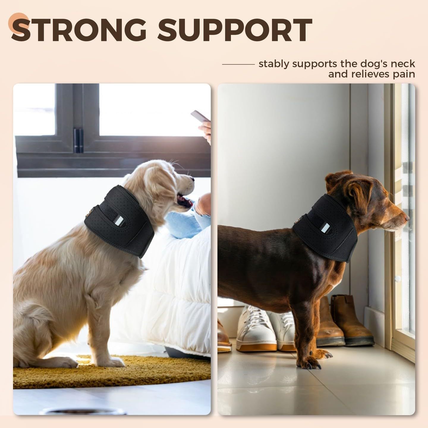 Pet Supplies - Adjustable Pet Collar For Post surgery Stability And