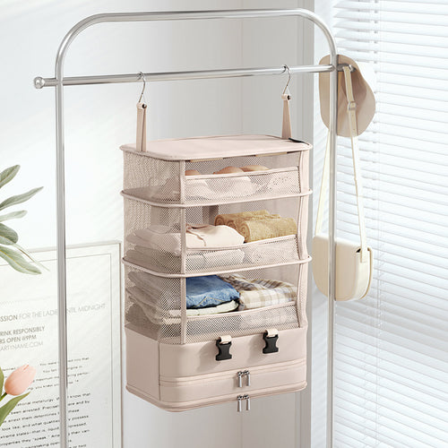 Multifunctional Folding Bag Travel Layered Organizer