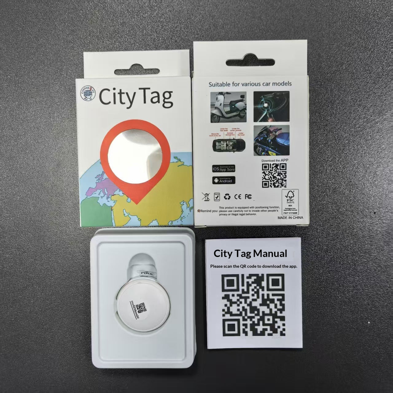 Global Smart Anti-Loss Locator Magnetic Vehicle And Bicycle Anti-Theft Tracker