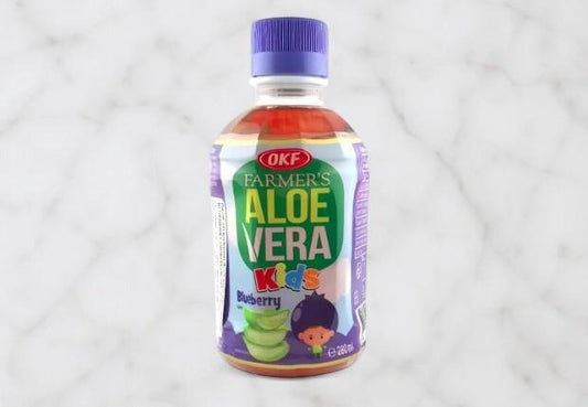 OKF Farmer's Aloe Kids Blueberry 280mL