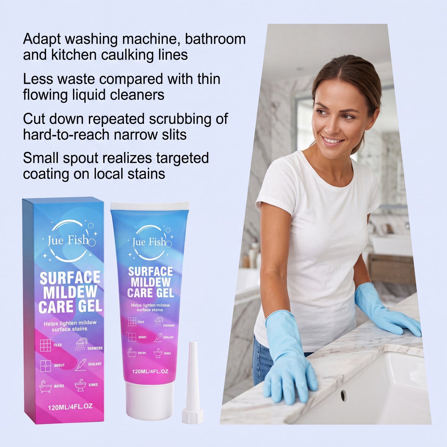 Surface Cleaning Gel Household Cleaning Shower Bathtub