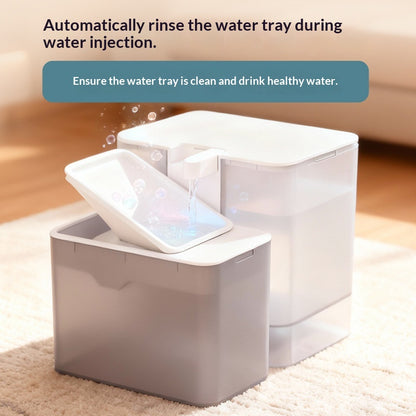 Pet Water Fountain Cat Bowl With Dirt Separation Design Automatic Water Dispenser