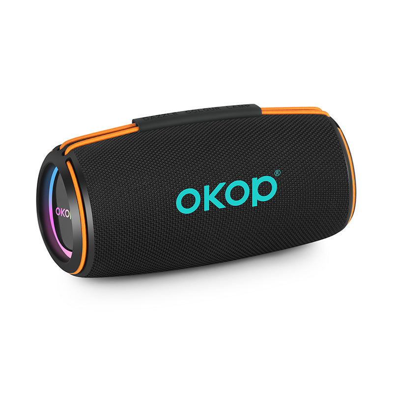 KP-810 Model Portable Bluetooth Speaker With RGB Colorful Lights Heavy Bass Card Slot And Desktop Home Use