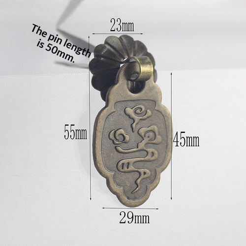Chinese-style Antique Furniture Brass Drawer Pull