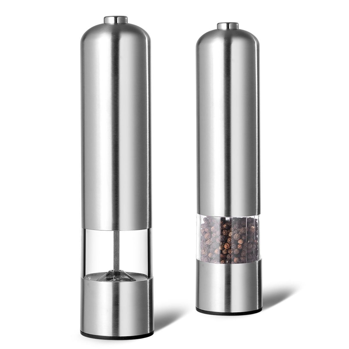 Kitchen Organizer - Stainless Steel Electric Pepper Grinder, ABS