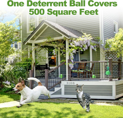 12 Pack Cat Repellent Outdoor, Natural Peppermint Oil Cat Deterrent Outdoor And Indoor, Keep Cats Out Of Yard Permanently, Protect Your Yard And