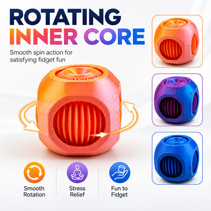 Home Decor - 3D Printed Rotating Decor Charm, Pocket Rotatable