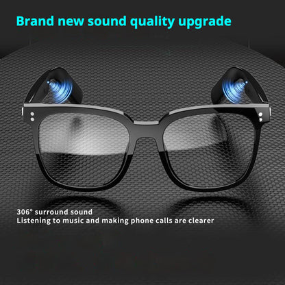 KP-Y102 Smart Glasses Day Night Use Air Conduction Waterproof Sweatproof 3-in-1 Functionality Voice Assistant Touch Control In Stock