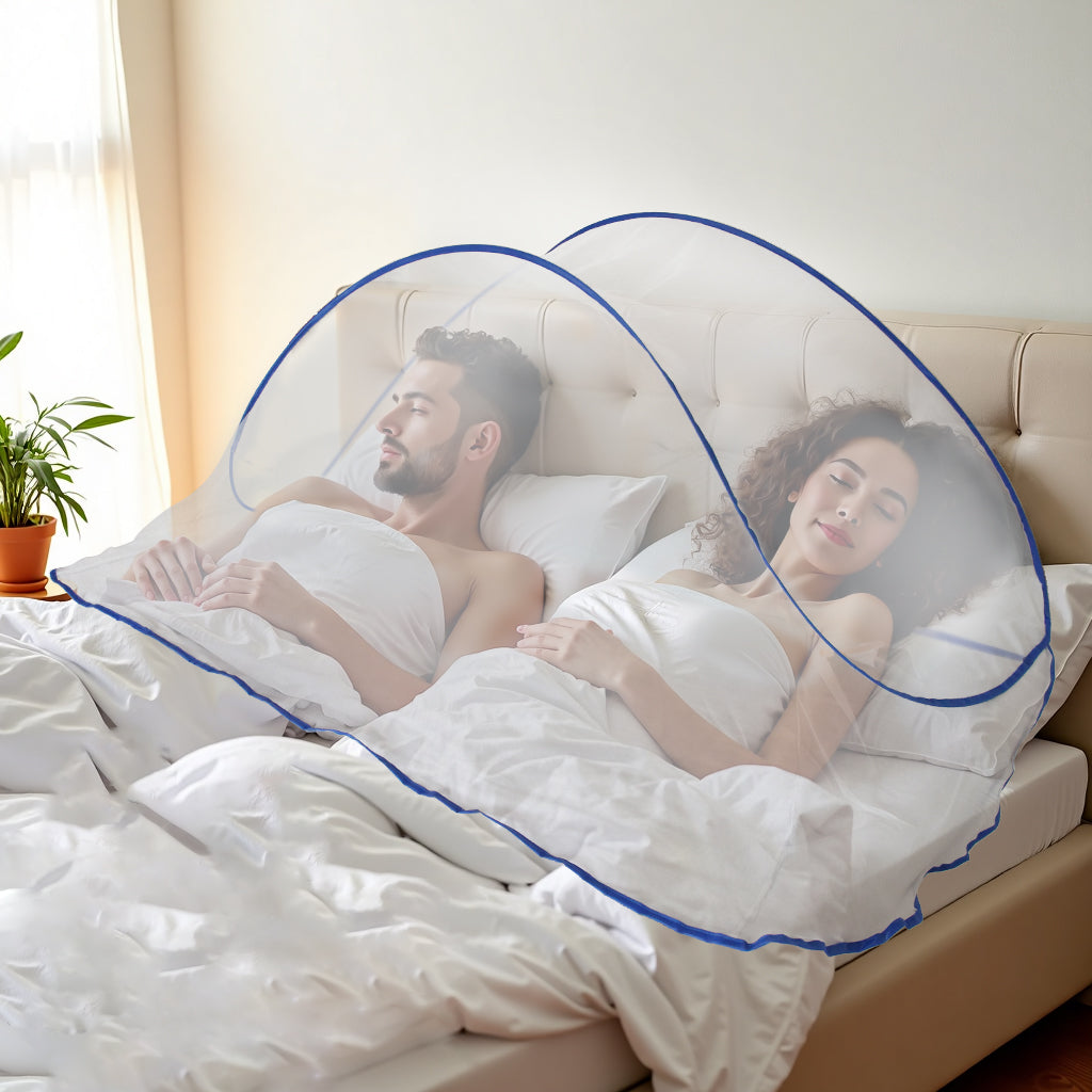 Head Mosquito Net For Bed Portable Foldable Pillow Mosquito Net Anti Insect Head Net For Double Couple Bed Travel Home Use