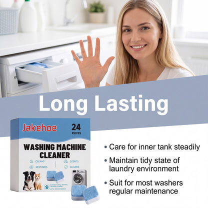 Jakehoe Washing Machine Cleaning Tablets Daily Gentle Cleaning Tablets For Removing Lint And Impurities From Washing Machines And Eliminating Odors