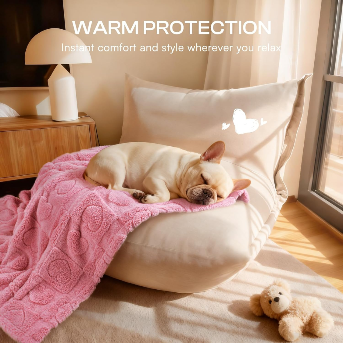 Pet Supplies - Small Dog Blanket Washable Pet Bed Cover Soft Fluffy