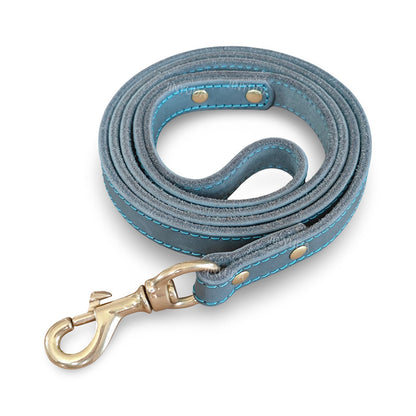 Pet Supplies - Pet Rope Dog Leash Genuine Full-grain Leather Rope