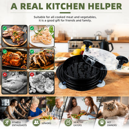 Manual Plastic Chicken Meat Grinder Suction Cup Meat Puller Handheld Tool Pet Food Vegetable Separator Kitchen Gadget