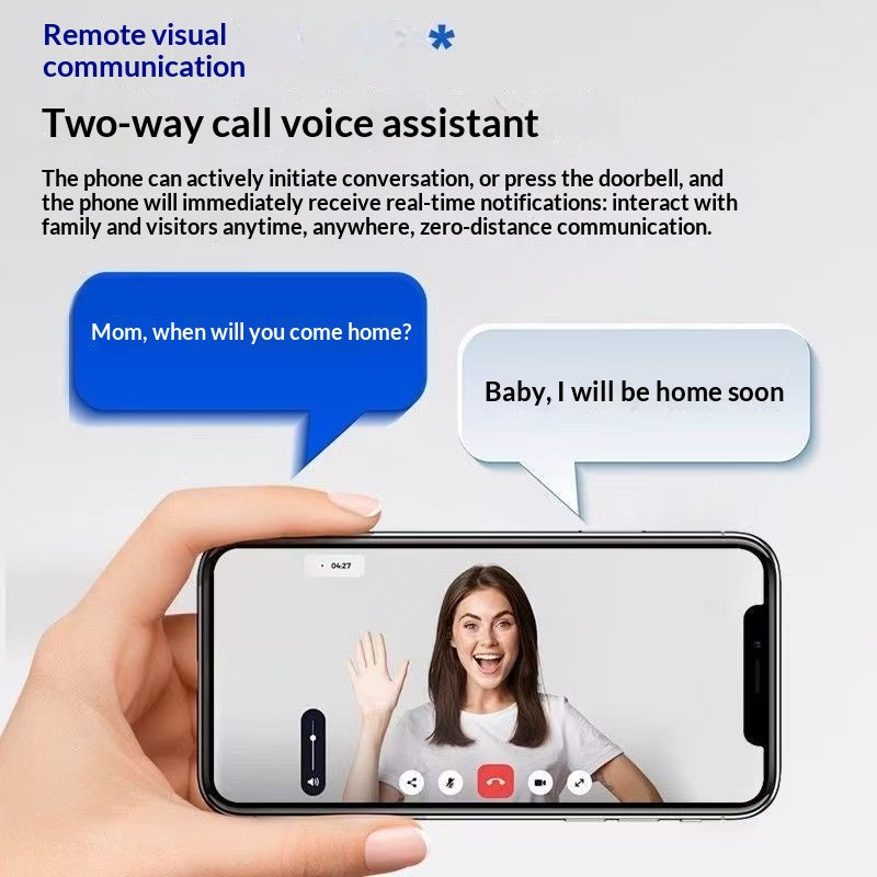 Facial Recognition Fully Automatic Smart Door Lock With Video Intercom