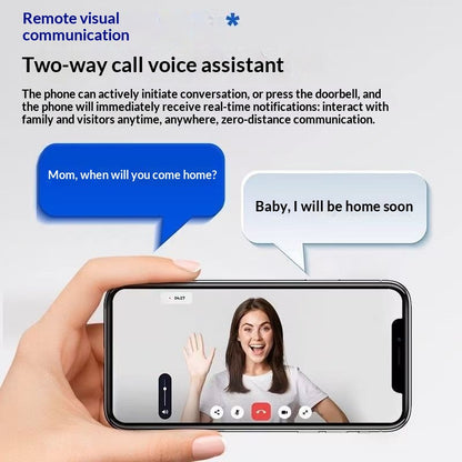 Facial Recognition Fully Automatic Smart Door Lock With Video Intercom