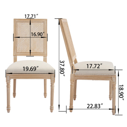 Kitchen Organizer - French Country Dining Chairs Set of 2