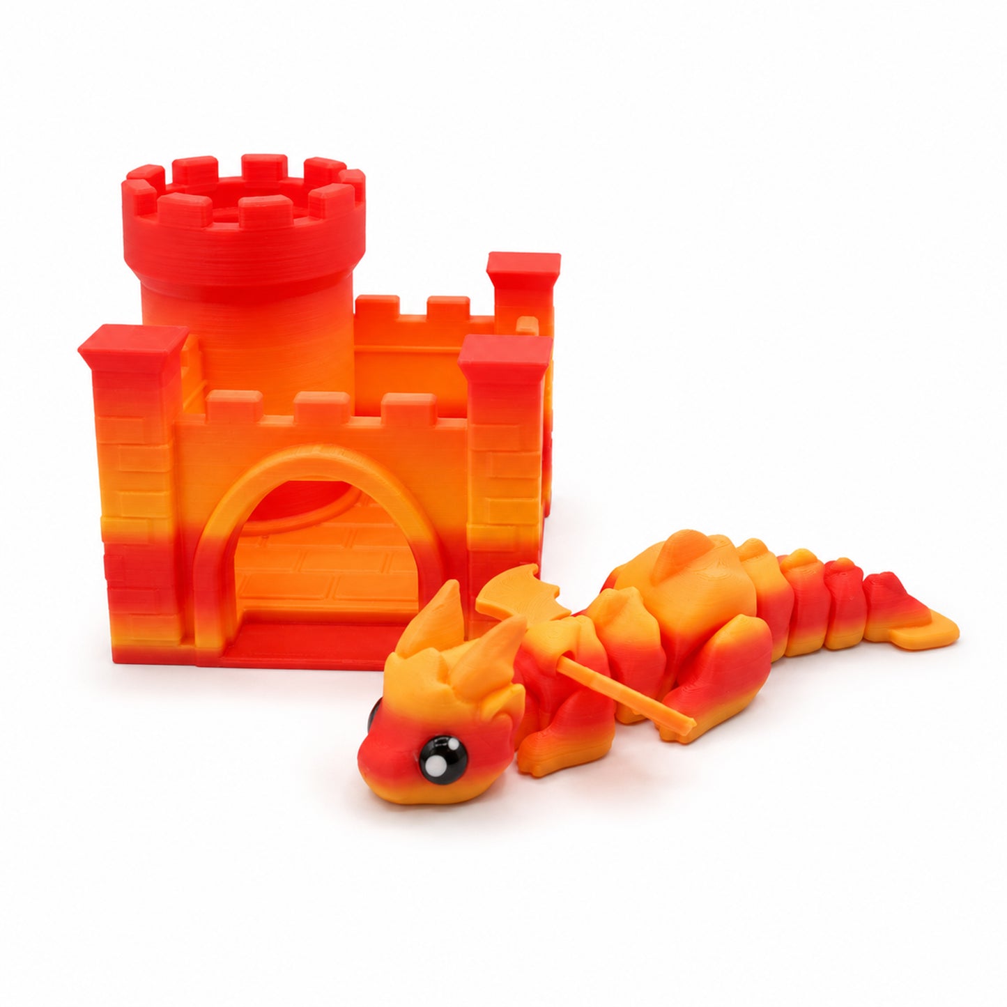 Home Decor - 3D Printed Movable Joint Fantasy Beast Figurine With