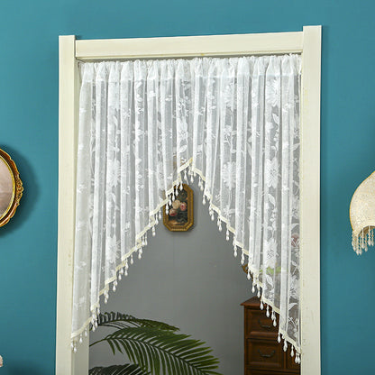 Lace Half Curtain For Home Bedroom Decor