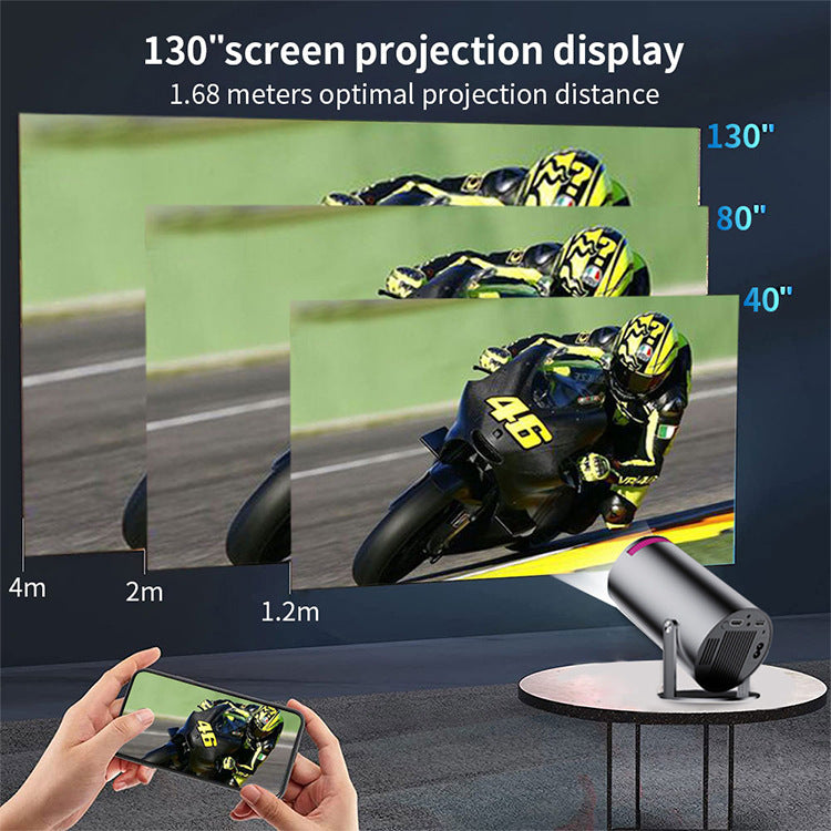 Smart Home Gadget - Portable Home Theater Projector, Mini Projector