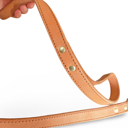 Pet Supplies - Pet Rope Dog Leash Genuine Full-grain Leather Rope