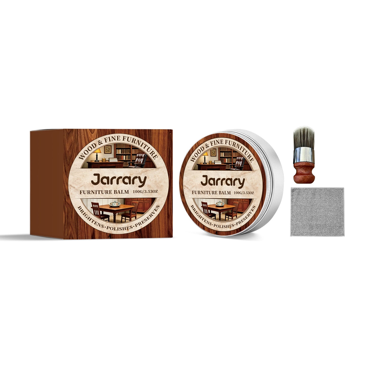 Furniture Polishing Paste Wooden Furniture Gentle Cleaning Dirt