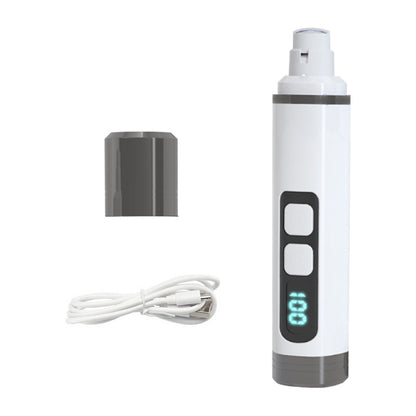 Pet Supplies - Pet Nail Grinder Electric LED Rechargeable Nail