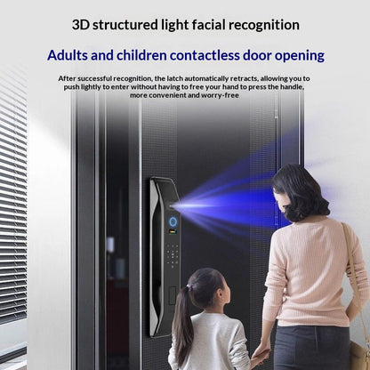 Facial Recognition Fully Automatic Smart Door Lock With Video Intercom
