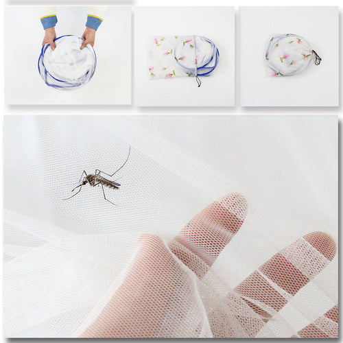 Head Mosquito Net For Bed Portable Foldable Pillow Mosquito Net Anti Insect Head Net For Double Couple Bed Travel Home Use