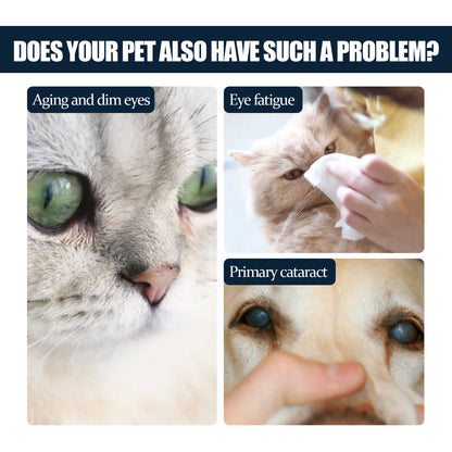 Yegbong Pet Eye Drops For Cats And Dogs To Remove Tear Stains, Relieve Eye Itching, And Gently Clean The Eyes