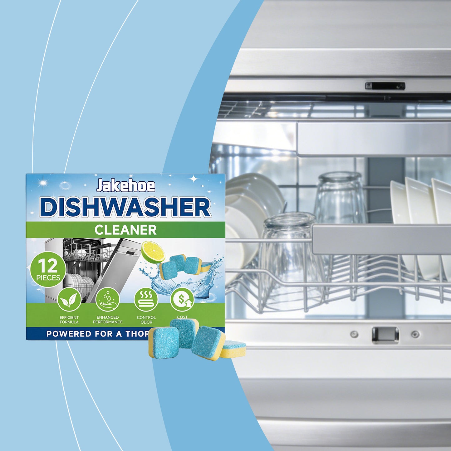 Cleaning Tools - Jakehoe Dishwasher Cleaning Tablets Are Gentle And