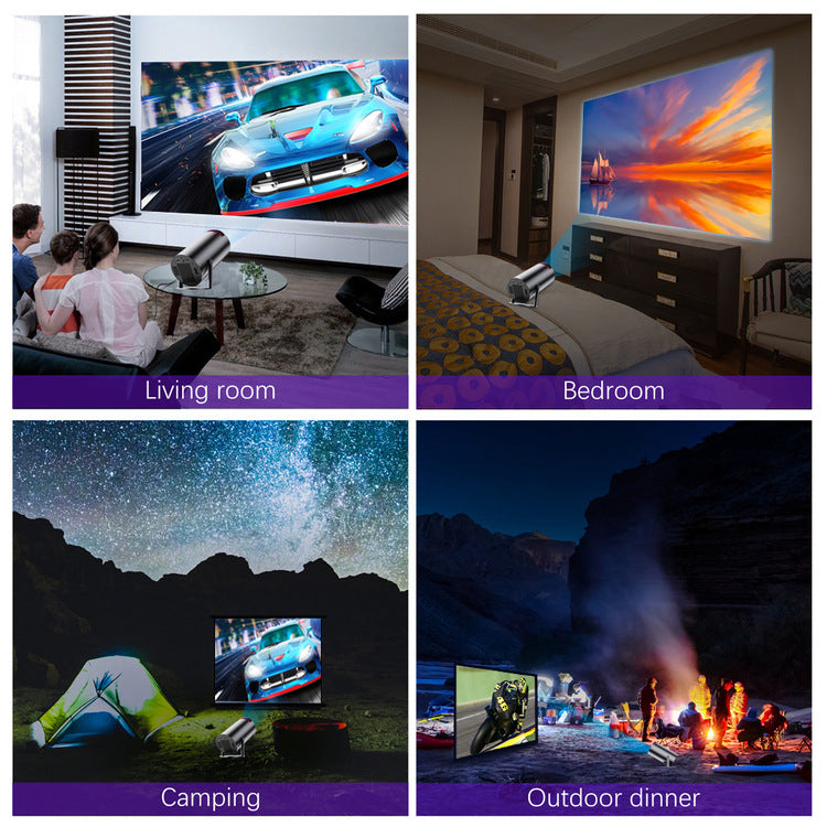 Smart Home Gadget - Portable Home Theater Projector, Mini Projector